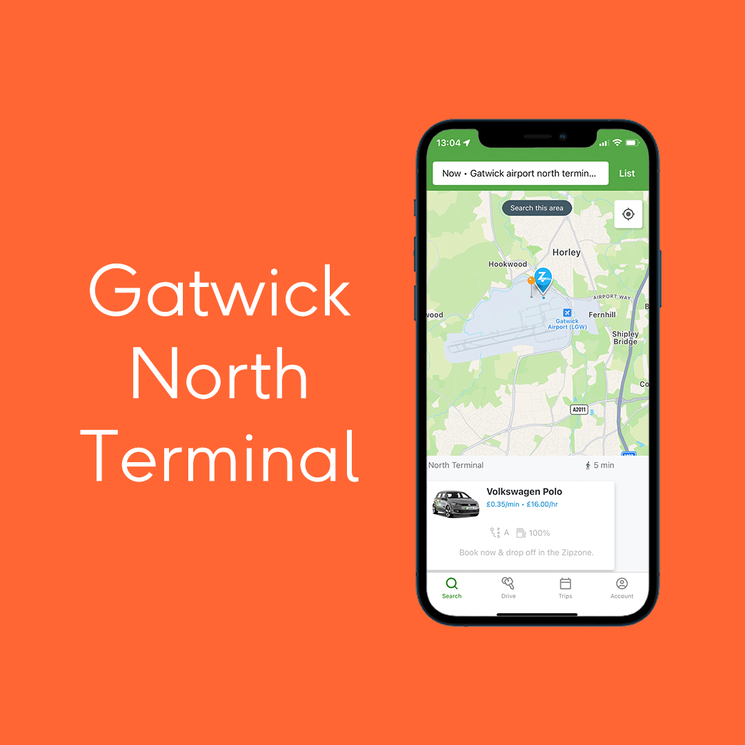 Oneway Car Hire at London Airports Zipcar Flex